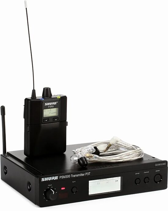 Shure PSM300 P3TRA215CL Wireless In-Ear Monitor System