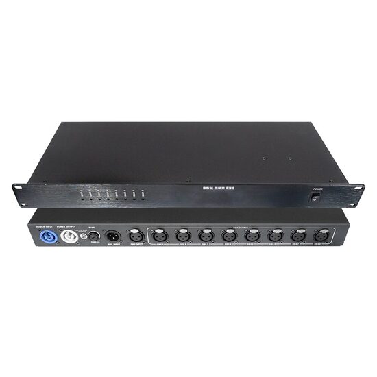RDM-DMX-SP8 – DMX Splitter & Signal Booster