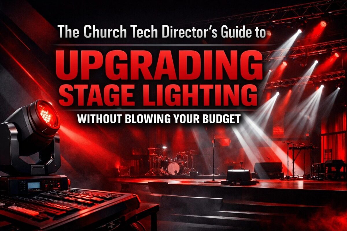 Church Tech Director's Guide to Upgrading Stage Lighting